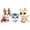 #589 #2036 #1647, variant on 3 PCS Minilpsshop Little Animal Cartoon Pets Figures Collie #2452 Great Dane #1519 Shorthair Cat #886 and Accessories