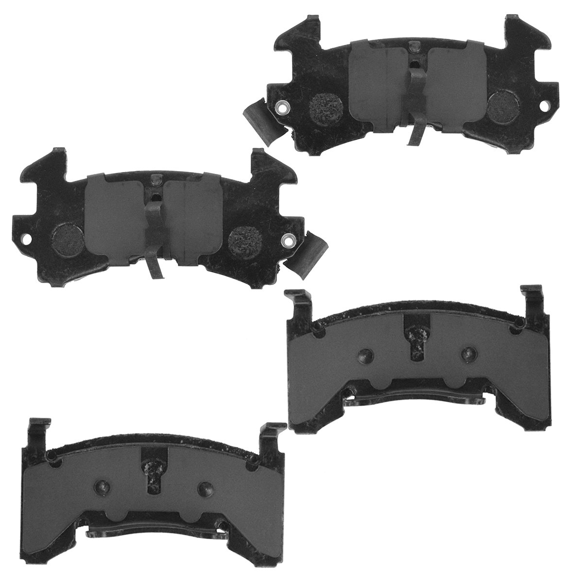 Front Semi-Metallic Brake Pads & Drilled Slotted Rotor Kit