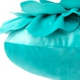 thumbnail image 6 of JWH 3D Handmade Small Round Decorative Soft Velvet Flower Throw Pillow Cover with Insert Pillows for Bedroom,Living Room and Hotel in Teal Green 14inch, 6 of 7