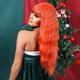 thumbnail image 5 of Peluca de cosplay para mujer, pelucas rizadas para fiestas diarias, peluca realista natural, 5 of 8