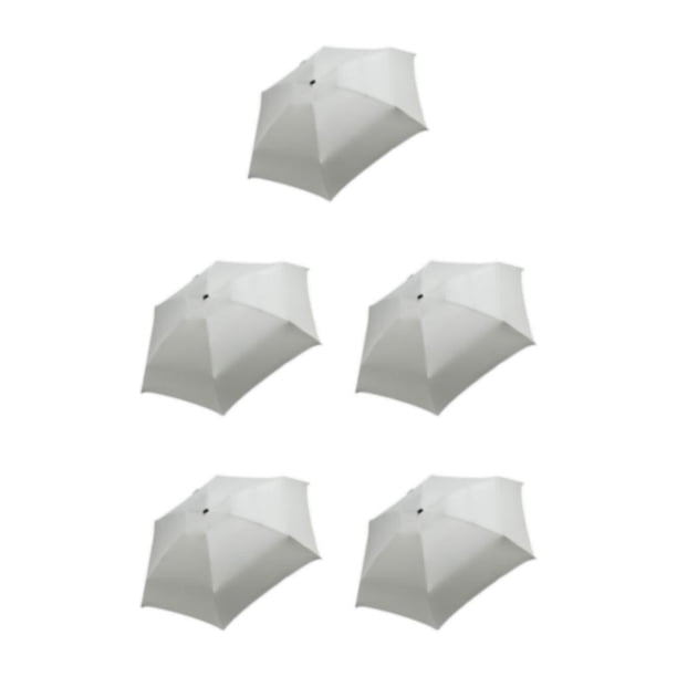 Naiovety Paraguas plegable transpirable con mecanismo de elevación retráctil protección solar sombrillas plegables blanco cremoso Type2 NO2