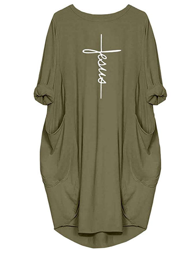 loose dress with pockets