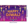 thumbnail image 3 of Happy Diwali Backdrop Banner Decorations 73*43 Inch Happy Diwali Banner Rangoli Lantern Photography Deepavali Photography Backdrop, 3 of 5
