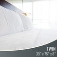 thumbnail image 3 of DMI Twin Waterproof Mattress Protector, Fitted, Noiseless & Breathable, 39" x 75", White, 3 of 4