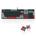 thumbnail image 1 of Teclado mecánico para juegos MageGee 104 teclas retroiluminado en azul, 1 of 6