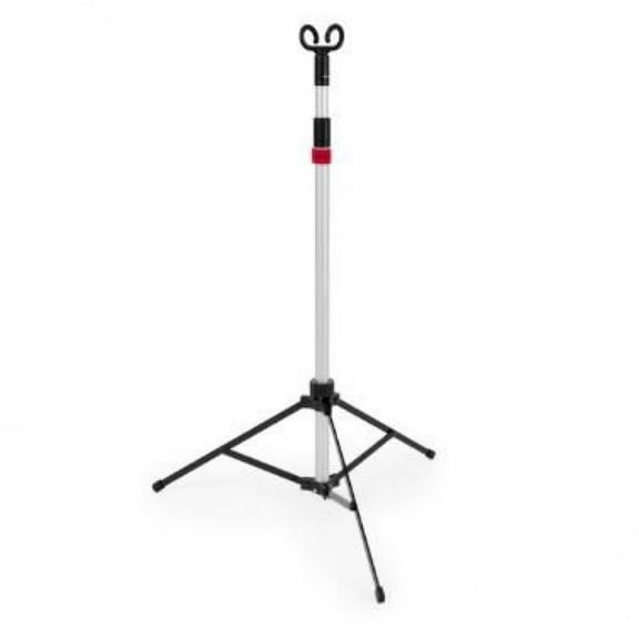Pitch-It 2-Hook I.V. Pole, Three Leg Floor Stand, 28.25 Inch Height, 12 Count