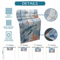 thumbnail image 6 of Sea Turtle Coastal Table Runner 108 Inches, Summer Beach Coral Nautical Blue Wood Bed Runner Dresser Scarves Tabletop for Indoor Outdoor Parties/Ceremony/Banquet, 13"x 108", 6 of 9