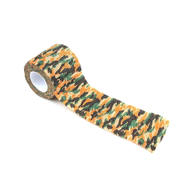 Rubans de Chasse en Plein Air Ruban Adhésif Réutilisable Rouleau de Colle Invisible Anti-Ampoules Imperméable Bandage Protecteur Sport Camouflage Désert