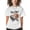 Black, variant on I'm OK! T Shirts for Women Short Sleeve Cotton Crewneck T-Shirt Lazy Orange Cat and Notebook Tee Tops Casual Basic T-Shirts, XS-5XL White XS