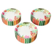 American Greetings 9" Tropical Luau Party Supplies for Birthday's, BBQs and All Summer Parties, Paper Dinner Plates (36-Count)