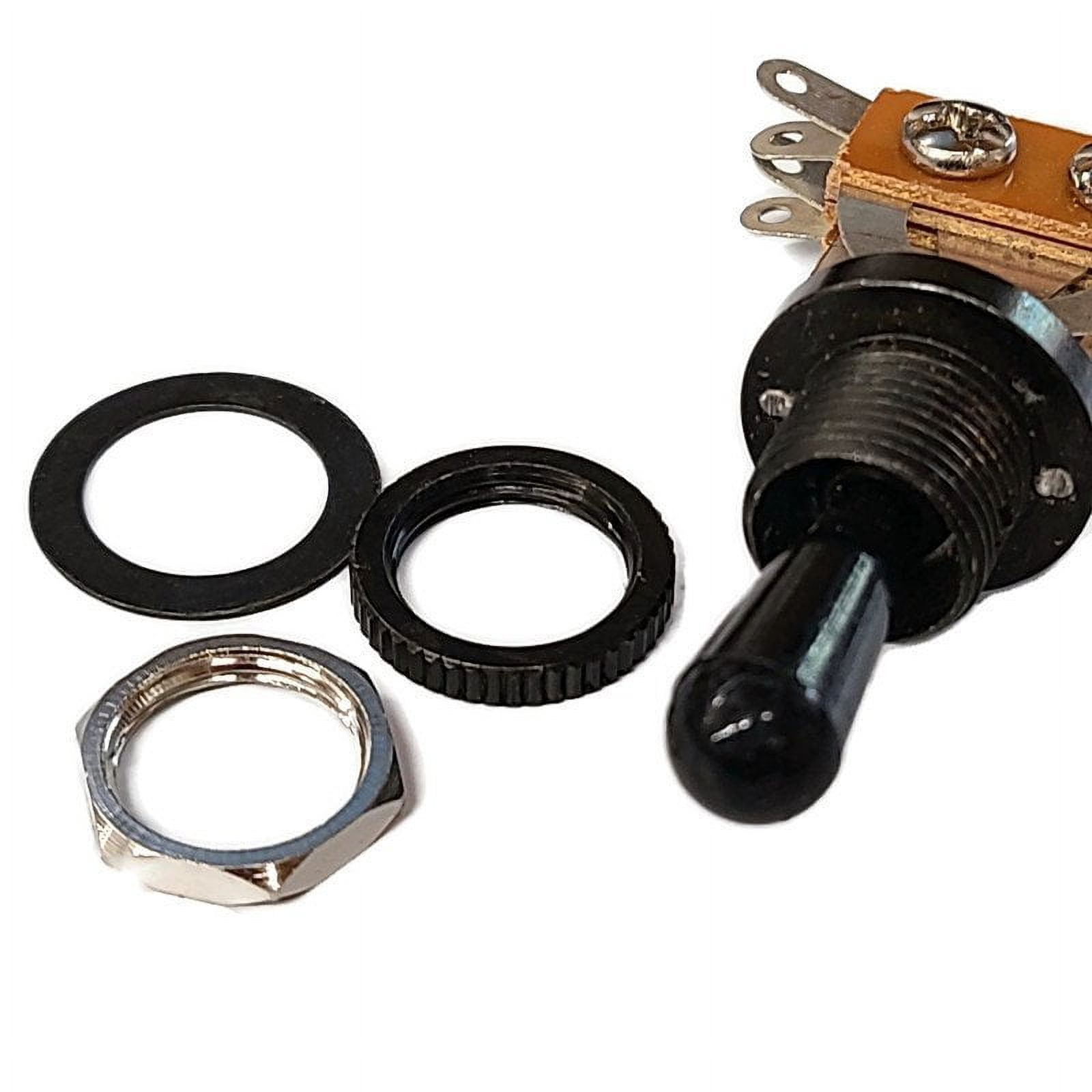 WD Guitar Toggle Switch Electric 3 Way Les Paul Black LP Metric Switch