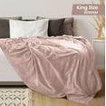 thumbnail image 2 of Cama polar Blanket Utopia, tamaño king, rosa, 300 g/m², 2 of 9