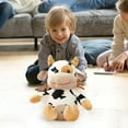 thumbnail image 5 of Toy Cow Cute Cattle Stuffed Animals Soft Doll Kids Birthday for Children Adorable Stuffed Toy for and Cuddles, 5 of 8