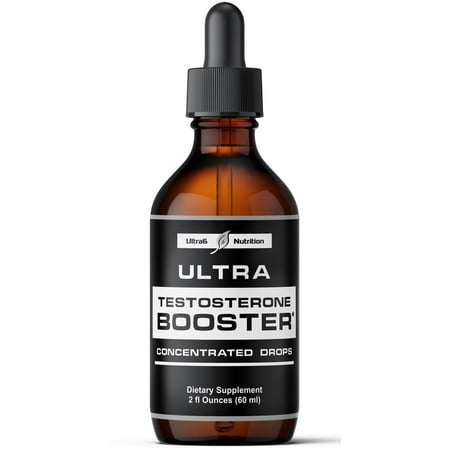 Ultra6 Nutrition Testosterone Booster for Men - Mens and Women Health Supplements - Supplement with Tongkat Ali + Tribulus Terrestris for Male Enhancement - Supports Muscle Recovery & Energy Boost