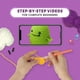 thumbnail image 3 of Muñeca De Tejer DIY muñeca de tejer creativo dinosaurio Mini Animal llavero para regalo (verde) Libre de BPA, 3 of 9