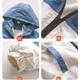 thumbnail image 5 of Eltusu Boys Jackets, Windproof Full Zip Hooded Waterproof Spring Fall Outerwear Blue Size 5 T, 5 of 8