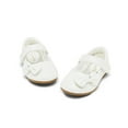thumbnail image 2 of BURUDANI Toddler Girls Kids Bow-knot Mary Jane shoes Dress Flat Shoes ANGEL-5 WHITE Size 7, 2 of 6