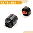 thumbnail image 5 of Unique Bargains 2 Pin Front Indicator Lights Connector Plug Waterproof Female Wire Terminal Connector for Kawasaki 1 Set, 5 of 6