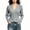 Gray, variant on Deep V-Neck Wrap Ribbed Knit Sweaters for Women Long Sleeve Fitted Waist Pullover Top