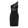 thumbnail image 2 of Vestido de mujer con hombros descubiertos, vestido de jersey para mujer adolescente de primavera para citas femeninas , SG, 2 of 7