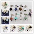 thumbnail image 3 of K-KED Wholesale Natural Mixed Gemstone Sphere Pendulum Pendant Crystal Healing-Black Agate, 3 of 9