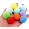 thumbnail image 4 of Guirnalda de bolas Guirnalda de pompones colorida hecha a mano 28 bolas Guirnaldas de bolas de fieltro para decoración colgante de pared de árbol de Navidad (8 juegos), 4 of 5