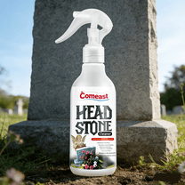 Headstone Cleaner for Grave Cleaning - Ideal for Cleaning Headstones, Tombstones, and Memorials 8.45 fl oz