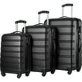 thumbnail image 2 of Luggage Sets 3 Piece(20/24/28) with Hard-sided Lightweight ABS Material, Travel Suitcases with Silent 360°Spinner Wheels, Suitcase with TSA Lock and Retractable Pull Rod for Business and Travel, 2 of 8