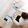 thumbnail image 3 of Long Mouse Pads for Desk,Pioneer Flower Floral Print Pattern Desk Mats on Top Of Desks, Desk Mouse Pad Extra Large with 3mm Non-Slip Base and Stitched Edge for Gaming,Office,Work,Home 31.5"x11.8", 3 of 6