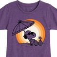 thumbnail image 3 of Peanuts - Summer Edition - Snoopy & Woodstock Relaxing - Toddler & Youth Girls Short Sleeve Graphic T-Shirt, 3 of 5