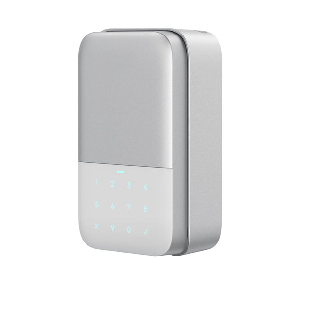 Coffre-fort pour Clés,TTlock Boîte de Clés Numérique à Empreinte Digitale Application Télécommande Déverrouillage Mural Boîte de Sécurité Cadenas,Solide Sécuritaire