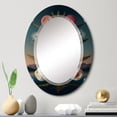 thumbnail image 4 of DESIGN ART Designart 'Blossoming Geometric Flower Art III' Printed Floral Wall Mirror 20in.x30in., 4 of 5