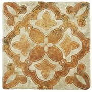 SomerTile Costa Arena Decor Clover Encaustic 7-3/4 In. X 7-3/4 In. Ceramic Floor And Wall Tile (11.11 Sq. Ft. / Case)