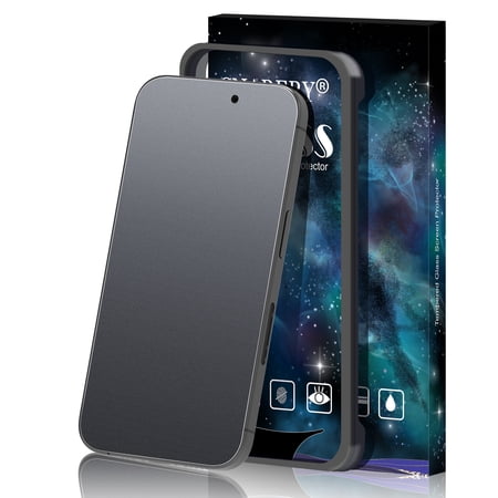 [2 Pack] Cnarery Matte Glass Screen Protector Designed for iPhone 16 Pro, Anti-Glare, Anti-Fingerprint, 9H Tempered Glass