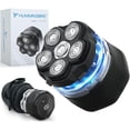 thumbnail image 1 of HUMMINGBIRD MK3 Afeitadoras eléctricas para hombres calvos - Maquinilla de afeitar eléctrica sin Nick para hombres, USB C recargable, afeitado impermeable en seco/húmedo, cabezal de 6 cuchillas, panta, 1 of 5