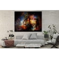 thumbnail image 5 of HFDF Jesus Wall Decor, Christian Cross Wall Home Posters, Judah Religious Lord Prayer Bible Wall Art Canvas 20LION JESUS 10x8inch Unframed, 5 of 6