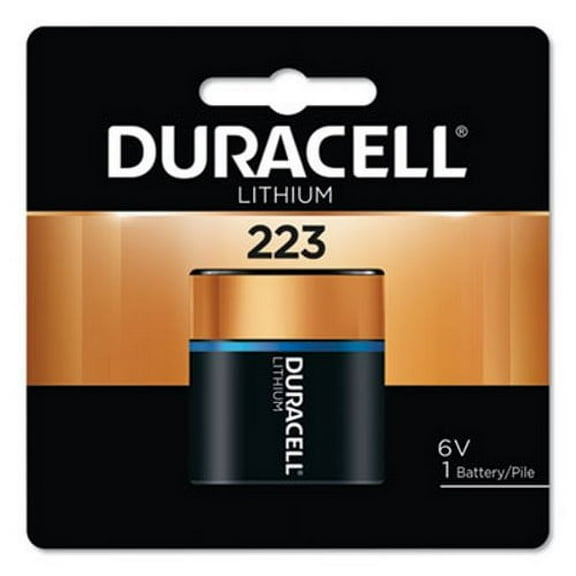 New Duracell Ultra High Power Lithium Battery, 223, 6V, Each