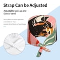 thumbnail image 3 of Cauagu Colorful Cat With Flowers Pattern 1 Pcs Working Caps,Adjustable Working Hats Elastic Scrub Hats Nurse Scrub Cap Nurse Hats Elastic Tie Back Hats Unisex,One Size, 3 of 7