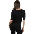 thumbnail image 3 of ToBeInStyle Women's Classic Loose Knit Tee, 3 of 3