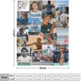 thumbnail image 4 of Blanket Air Conditioning Blanket Super Soft Travel Outdoor Flannel Blanket Fashion Personalized Gift Office Sofa Blanket Merch.40x50, Style, 4 of 6