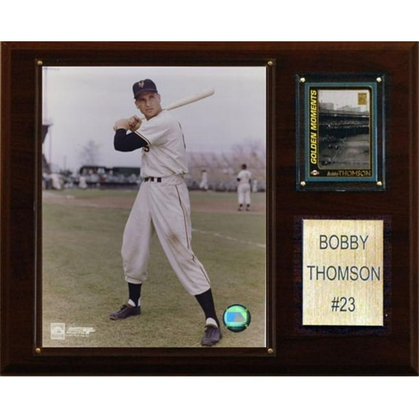 C & I Collectables 1215BOBBYT MLB Bobby Thompson San Francisco Giants Player Plaque