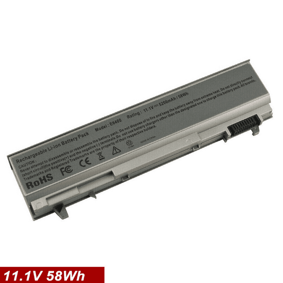 6 Cells 5200mAh Battery For Dell Latitude E6400 E6410 E6500 E6510 PT434 W1193 M4400