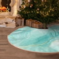 thumbnail image 5 of Rateoe Blue Marble Pattern Christmas Tree Skirt with Ties , Christmas Tree Decorations, Farmhouse Christmas Decor Xmas Holiday Decorations-36", 5 of 6