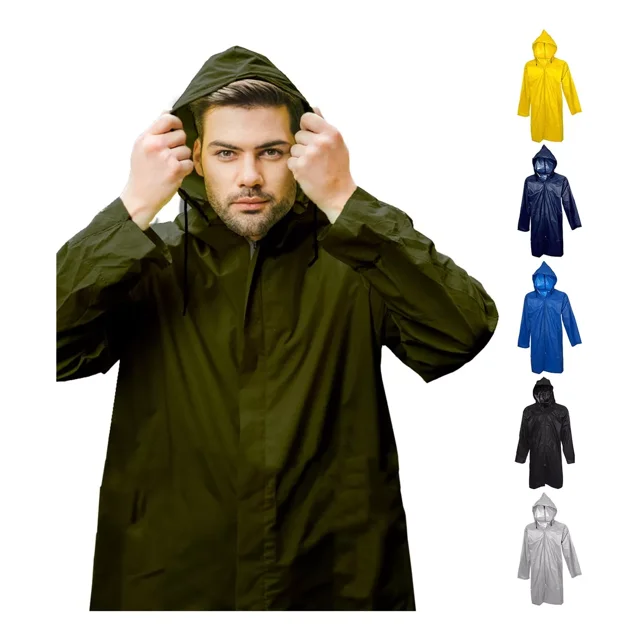 Capa Impermeable Portátil Pamolo Para Lluvia Gabardina rompevientos