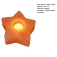 thumbnail image 3 of CNKOO Candle Burner Holder Decorative Creative Shape Durable Natural Rock Salt Tea Light Holder Candlestick, 3 of 5