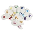thumbnail image 3 of Cubiertas de cabeza de hierro de golf DYNWAVEMX 9PCS SET blanco, 3 of 8