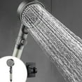 thumbnail image 3 of dajkiuy Filtered Shower Head with Handheld - 5 Spray Mode High Pressure Shower Heads - Anti-clog Nozzles, Easy Instal, Water Saving, Durable, Detachable anti blocking， Gray, 3 of 6