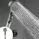 thumbnail image 1 of pstuiky Luces solares para exteriores 6 unidades pantalla de acero inoxidable LED luz blanca para patio pasarela, 1 of 6