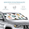 thumbnail image 3 of Kdxio Colorful Insects Print Windshield Sun Shade, Foldable Sun Blocker for Car,Truck,SUV Automotive Interior Sun Protection,Reflective Shade for Front Windshield(Medium), 3 of 7