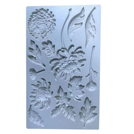 

Silicone Fondant Molds Exquisite Daisy DIY Handmade DIY Candle Resin Crafts Cake Decorating Tools for Kitchen Durable
